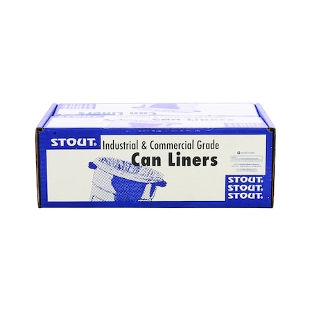 Stout By Envision LLDPE ProPerformance Coreless Bags 33 Gallon Bags Case of 125 bags, 125PK L3339C70